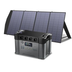 ALLPOWERS generatore solare 2400W (S2000 Pro + SP033 pannello solare 200W), generador solar 2400W